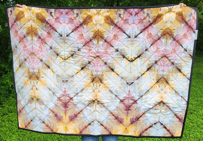 The Hawaiian Lei Lap Quilt - Double sided